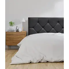 VILLA HOGAR - Cabecera Rombo 1.5 plazas negro -