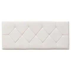 VILLA HOGAR - Cabecera Rombo 2 plazas blanco - Villa Hogar.