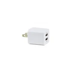 GENERICO - Doble puerto usb 2.1a cargador de pared para el iphone ipad blanca