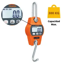 TRUPER - Balanza electrónica colgante 300kg