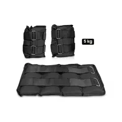 GENERICO - Pesas Tobilleras Muñequeras Ajustables 5kg