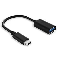 GENERICO - ADAPTADOR OTG TIPO C A USB HEMBRA - NEGRO
