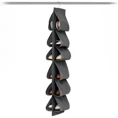 GENERICO - Organizador colgador de zapatos para closet zapatera colgante gris 019c