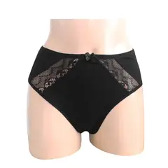 Peter Pan - Trusa Algodón Lycrado con Blonda Negro