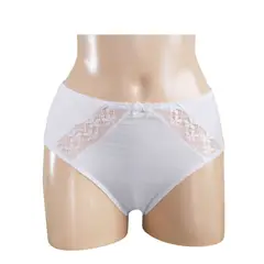 Peter Pan - Trusa Algodón Lycrado con Blonda Blanco