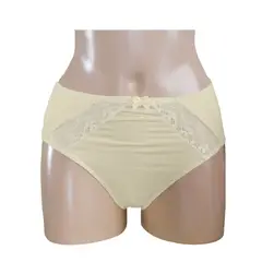 Peter Pan - Trusa Algodón Lycrado con Blonda Beige