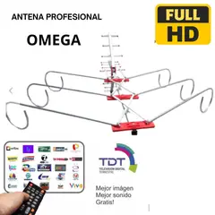 GENERICO - Antena Amplificada de Señal TDT Modelo OMEGA Conectatef