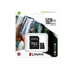 KINGSTON - Memoria Micro SD Canvas 128GB Clase10 UHS-I 100MBS