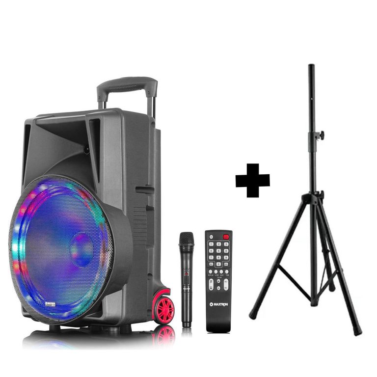 Parlante Activo MX115-V Avalon Woofer15" con soporte SPS502M