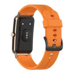 GENERICO - Correa Silicona para HUAWEI FIT MINI - Naranja