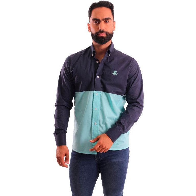 Camisa Manga Larga para Hombre de Algodón Piero Biani
