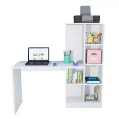 WONDER WOOD MUEBLERIA - Escritorio Organizador Robert simple Blanco