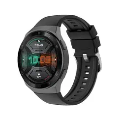 GENERICO - Correa Silicona para HUAWEI WATCH GT2 E - Negro