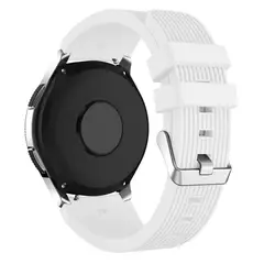 GENERICO - Correa Silicona para Samsung Galaxy Watch 46mm Gear S3 - Blanco