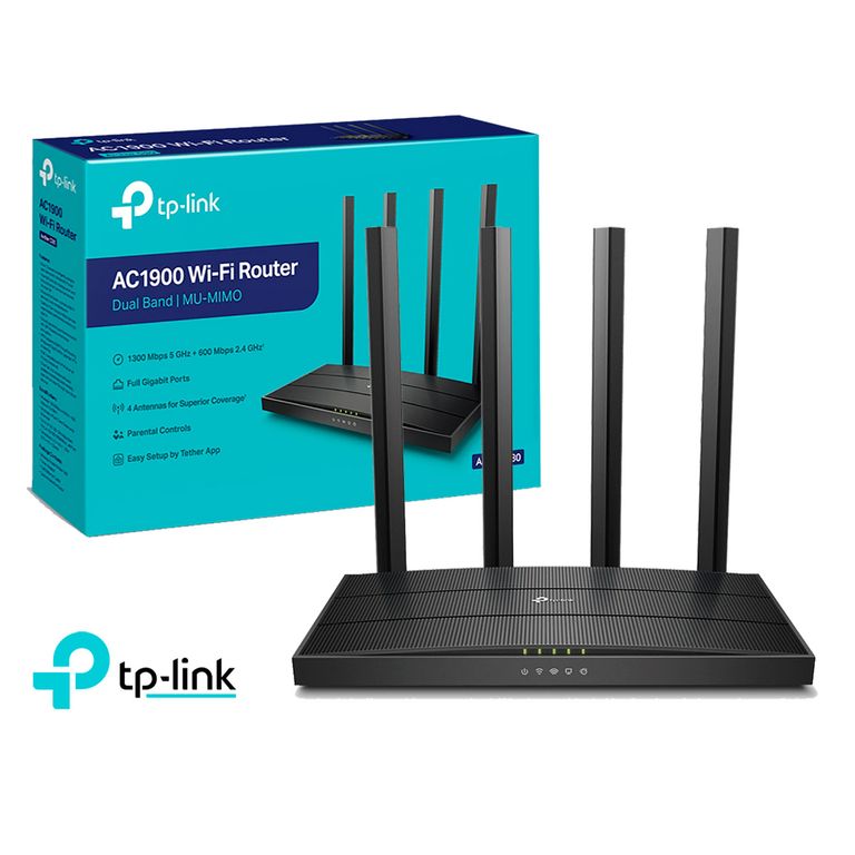 Router Tp-Link Archer C80 Ac1900 Wireless Doble Banda 5 Ghz 2.4 Ghz