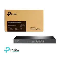 TP LINK - TP-Link Switch TL-SF1016 Con 16 Puertos 10/100 Mbps Para Rack