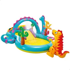 INTEX - Piscina Inflable Dinosaurio Centro de juego de agua