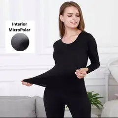 GENERICO - Polo Manga Larga Calentador Térmico Mujer Micro Polar