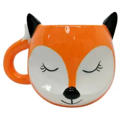 GENERICO - Taza de zorro 3d ceramica 500ml