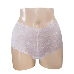 Peter Pan - Bóxer Encaje Elasticado Blanco