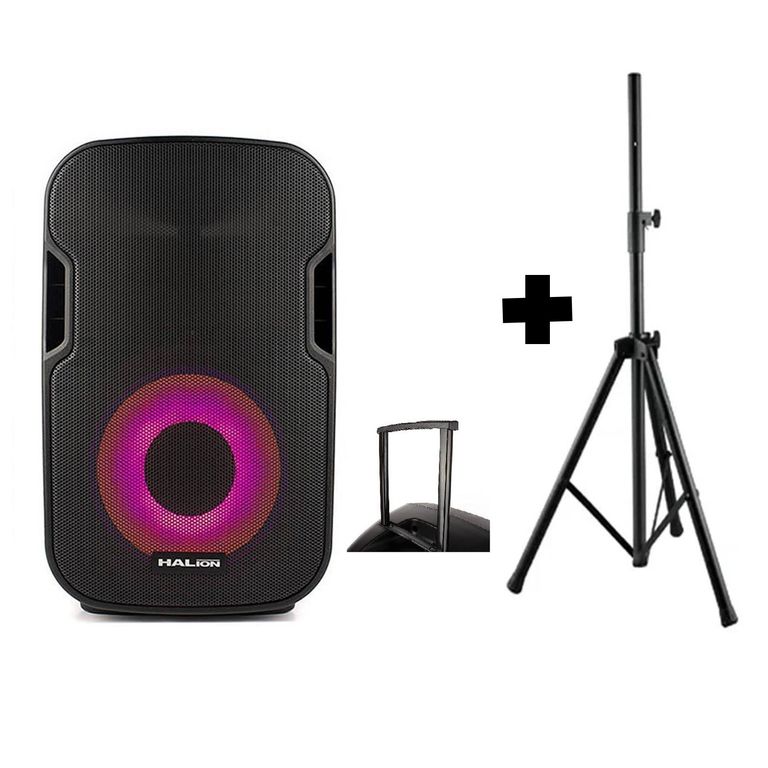 Parlante Activo PHA-15MBALT Portátil 1000W con soporte SPS502M