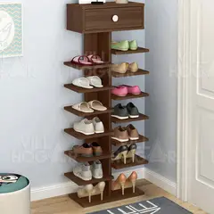 VILLA HOGAR - Zapatera Cleo wengue - capacidad 14 pares de zapatos
