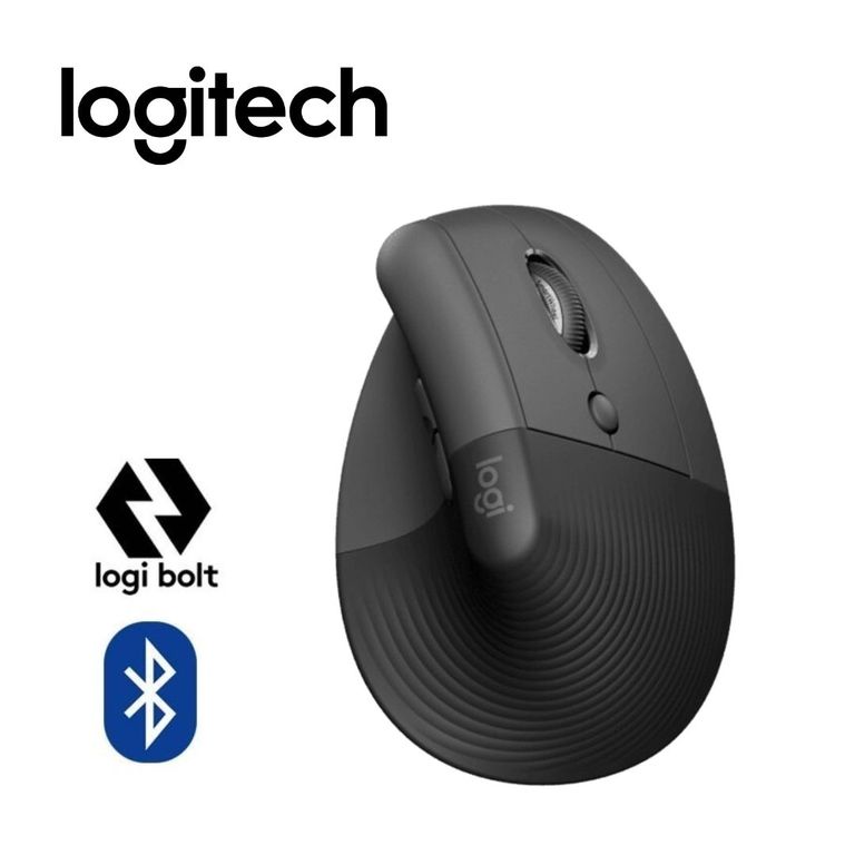 MOUSE LIFT VERTICAL INALÁMBRICO BLUETOOTH NEGRO