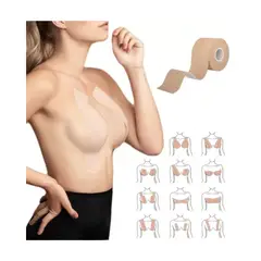 GENERICO - Boob Tape Cinta Levanta Senos Brasier Invisible 5 Metros