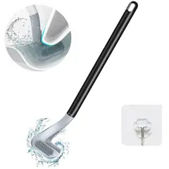 GENERICO - Cepillo de limpieza de inodoro color Negro