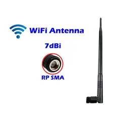 GENERICO - ANTENA WIFI OMNIDIRECCIONAL 7dbi RPSMA MACHO - ROUTER TARJETA RED