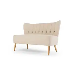 YOLODECORO - Sofá Charley De 2 Cuerpos Beige Biscuit