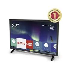 ROYAL - TELEVISOR LED SMART BLUETOOTH HD 32 PULGADAS RY-32SB (modelo 2024) NEGRO