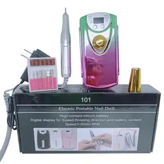 OEM - Pulidor de Uñas Recargable para Gel Acrílicas y Naturales