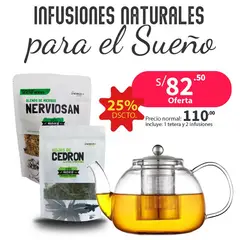 SIN BARROTES - Bundle de Teteras mas Infusiones Naturales para el Sueño