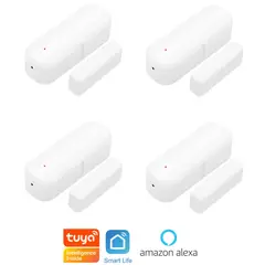 OEM - Sensor Smart WIFI Puerta Ventana compatible con Alexa Pack x 4
