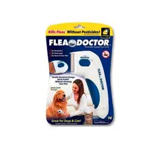 OEM - Peine Cepillo Eléctrico Anti Pulgas para Mascotas Perro Gato