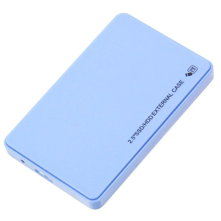 CASE PARA DISCO DURO 3.0 CELESTE