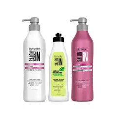 SALON IN - - Liss Control Shampoo1LAcondicionador1LUltra Active 500ML