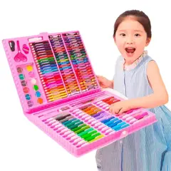OEM - Mega Set de Arte y Dibujo para Niños de 208Piezas Todo en 1