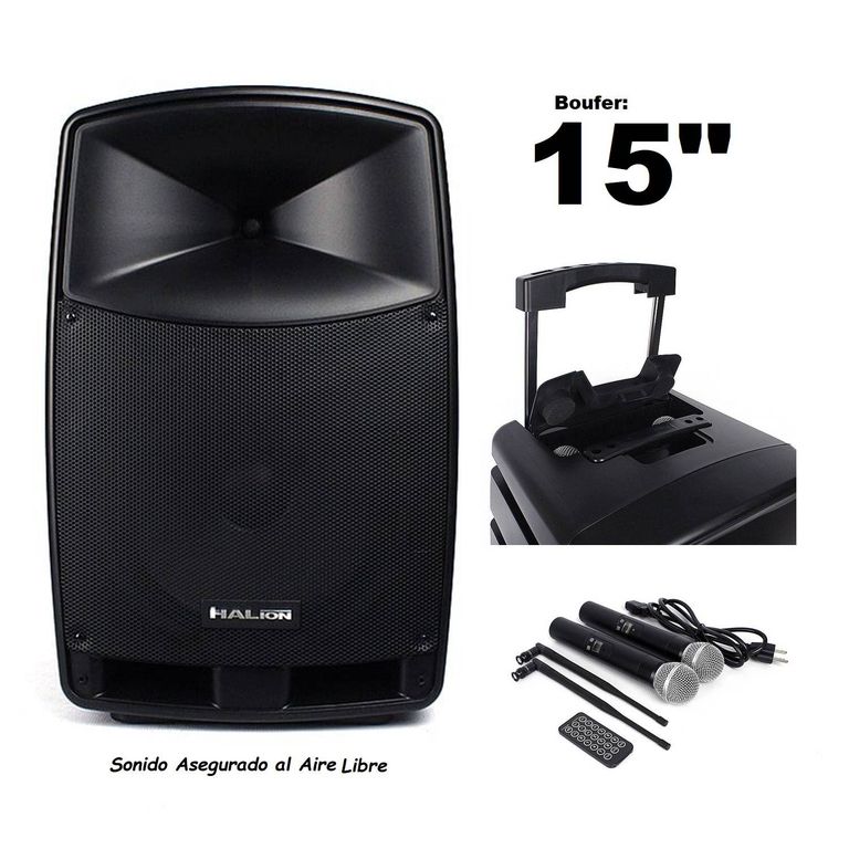 Parlante Activo PHA-15F Recargable1500W