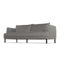 YOLODECORO - Sofá Bowery De 3 Cuerpos Gris Fósil