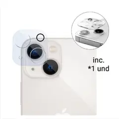 GENERICO - Mica Protectora para Cámara iPhone 13 -Transparente.