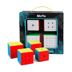 MOYU - Set Cubo Rubix Profesional 2x2 3x3 4x4 y 5x5