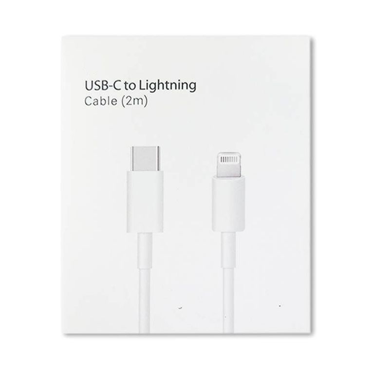 CABLE USB IPHONE 2 METRO LIGHTNING USB - C NUEVO - CAJA