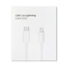 GENERICO - CABLE USB IPHONE 2 METRO LIGHTNING USB - C NUEVO - CAJA