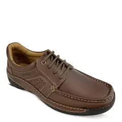 HAWERL - Zapato Confort Casual Hombre H516 Marrón