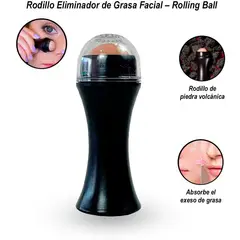 GENERICO - Rodillo eliminador de grasa facial rolling ball multicolor