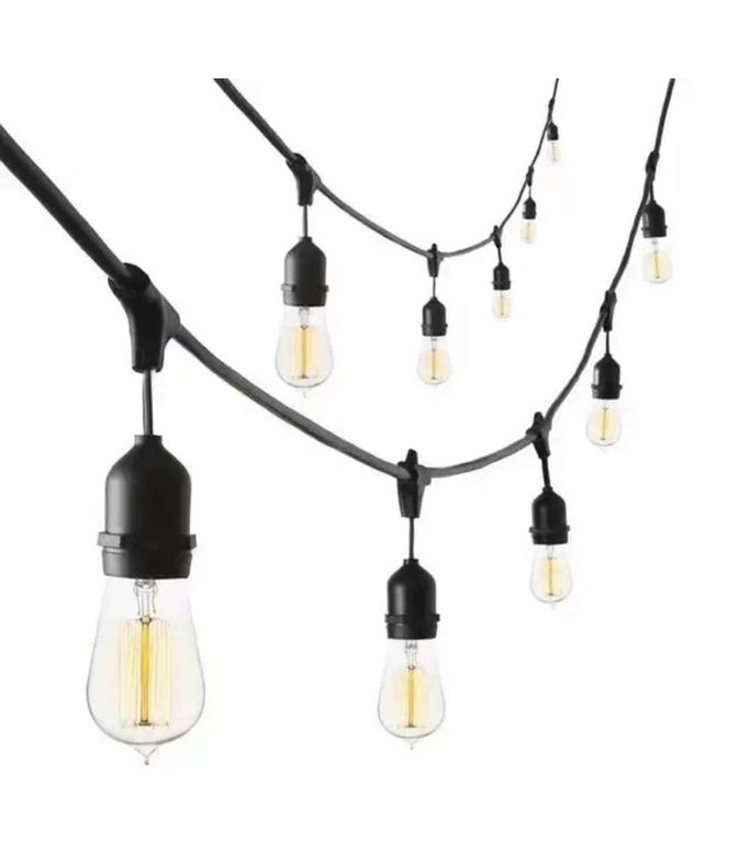 10 Focos & 10M de Cable Decoracion Guirnaldas Vintage Calidas Eventos