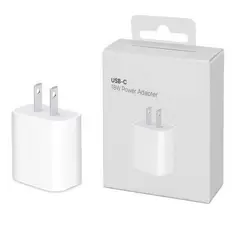 GENERICO - CARGADOR IPHONE 18W CUBO  NUEVO - CAJA