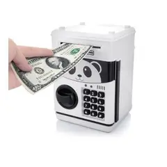 GENERICO - Alcancía caja fuerte electrónica de monedas y billetes